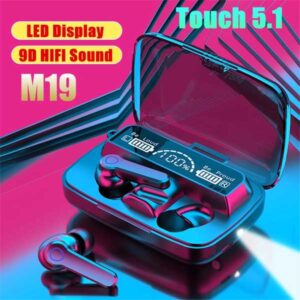 M19 TWS Bluetooth Earbuds (100%) Original