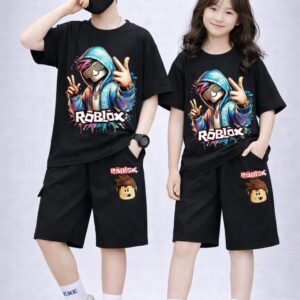 Drop Shoulder Baby T-Shirt and Pant Set