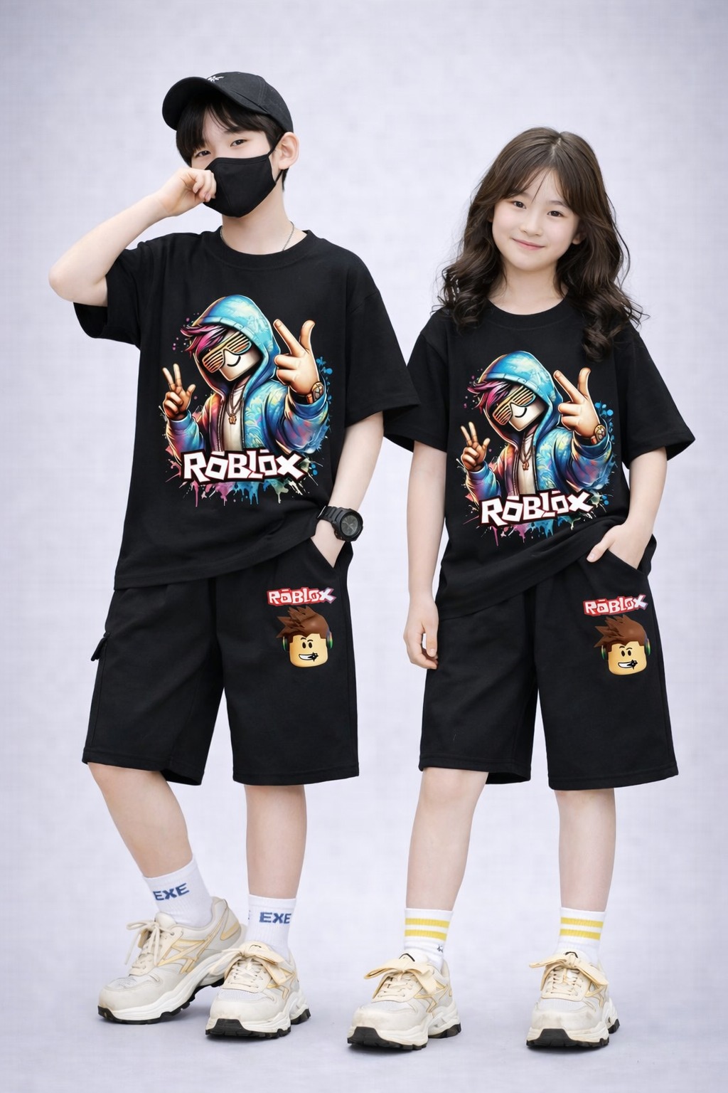 Drop Shoulder Baby T-Shirt and Pant Set