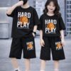 Drop Shoulder Baby TShirt and Pant Set