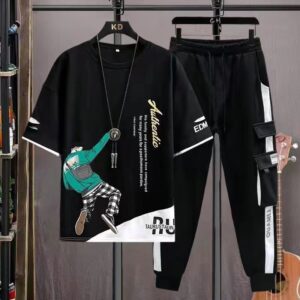 Half Sleeve T-Shirt With Full Pant combo Set*