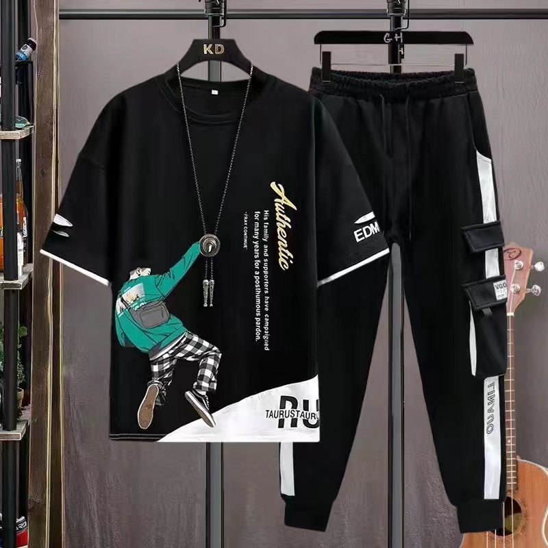 Half Sleeve T-Shirt With Full Pant combo Set*