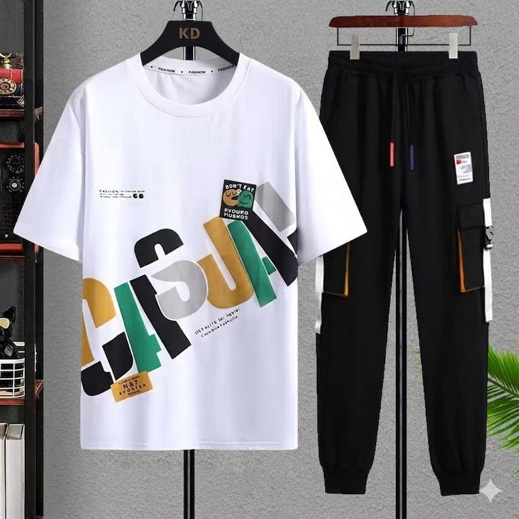 T-Shirt & Trouser Combo Set